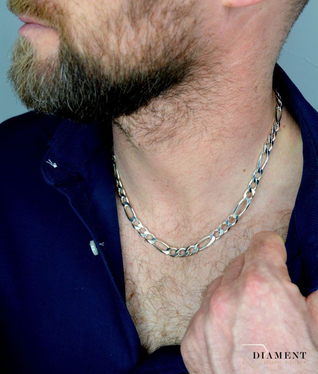 Łańcuszek męski splot Figaro 7mm DIA-LAN-5506-925.jpg